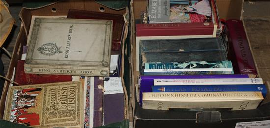 2 boxes of books